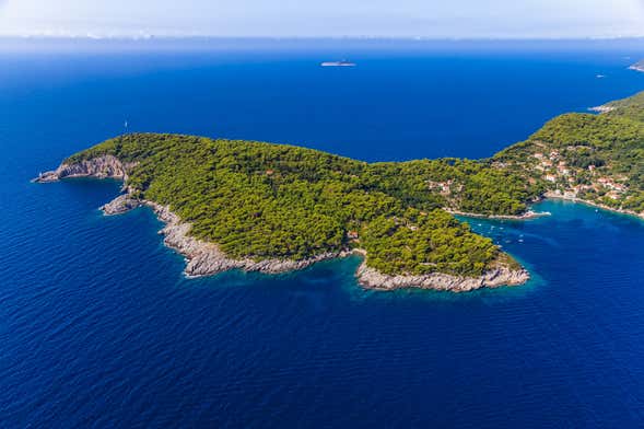Escursione alla Grotta Blu di Koločep e Lopud in barca