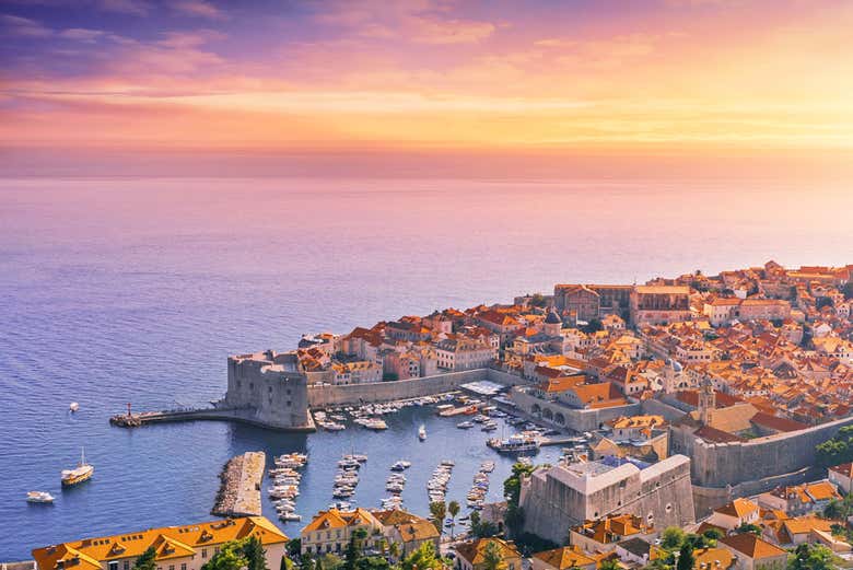 Dubrovnik al tramonto