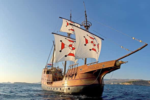 Crociera in una barca antica nelle Isole Elafiti